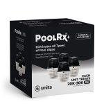 4-Pack: Black/White (with silver)